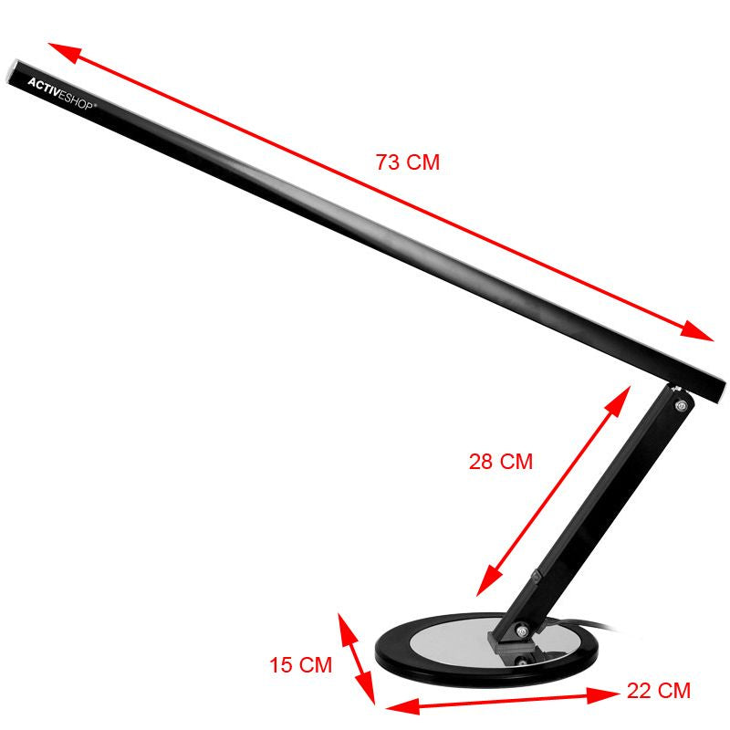 Skrivebordslampe Slim 20W Sort - Next Cosmeitcs