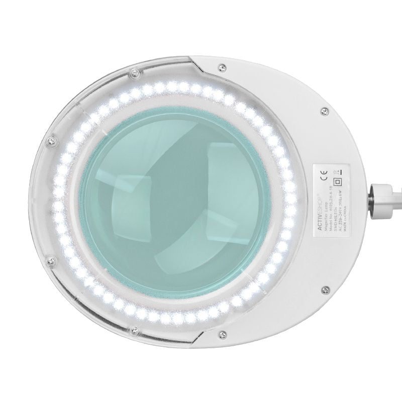 Elegante - Luplampe 6025 med 60 LED SMD lys og 5D-linse, med stativ - Next Cosmeitcs