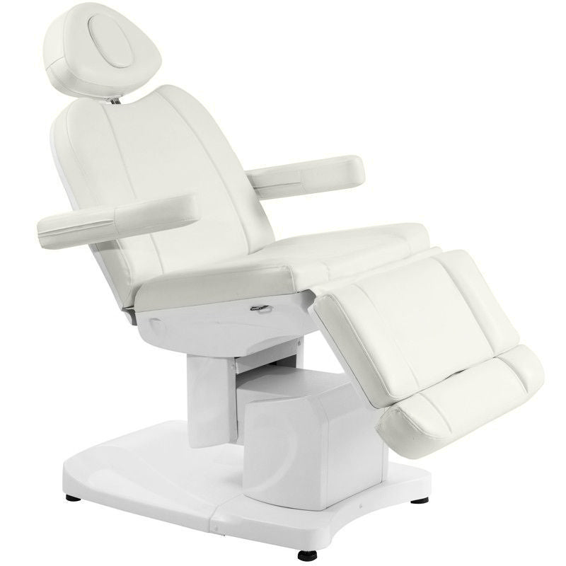 Elektrisk kosmetikstol 708A med 4 motorer, hvid - Next Cosmeitcs