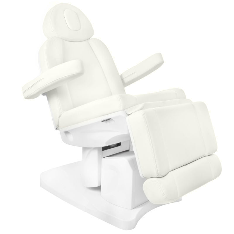 Elektrisk kosmetikstol 708A med 4 motorer, hvid - Next Cosmeitcs