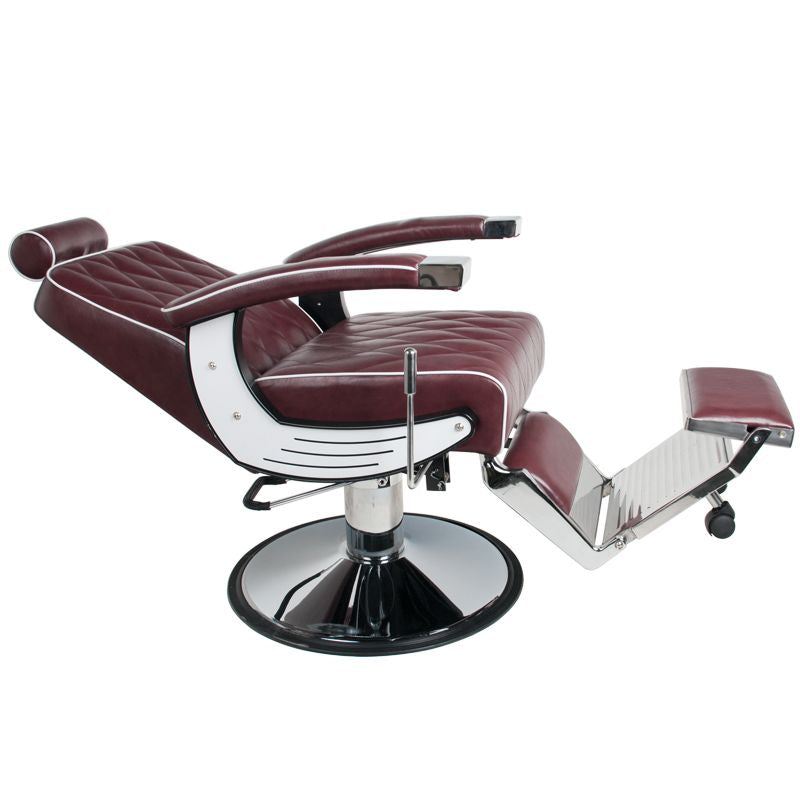 Gabbiano - Frisørstol Imperial bordeaux - Next Cosmeitcs