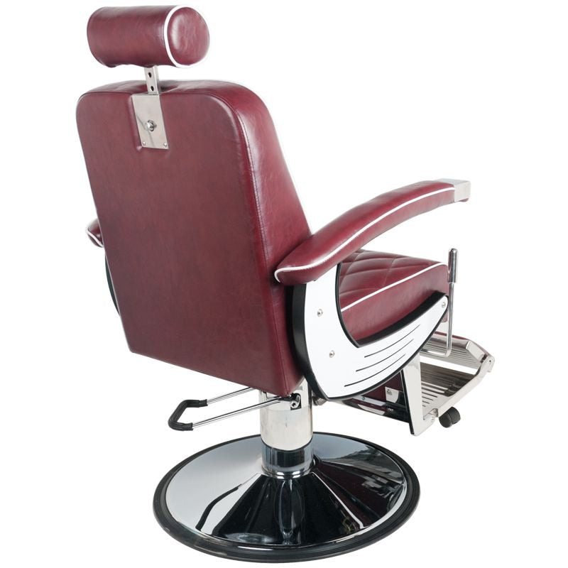 Gabbiano - Frisørstol Imperial bordeaux - Next Cosmeitcs