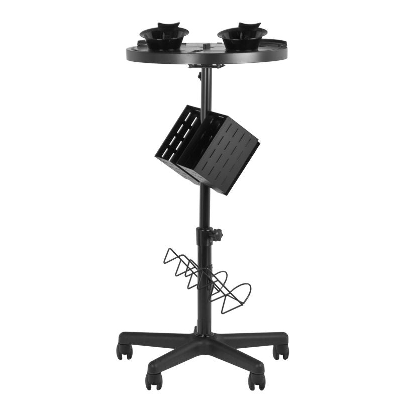 Frisørassistent Rullebord - 188 sort