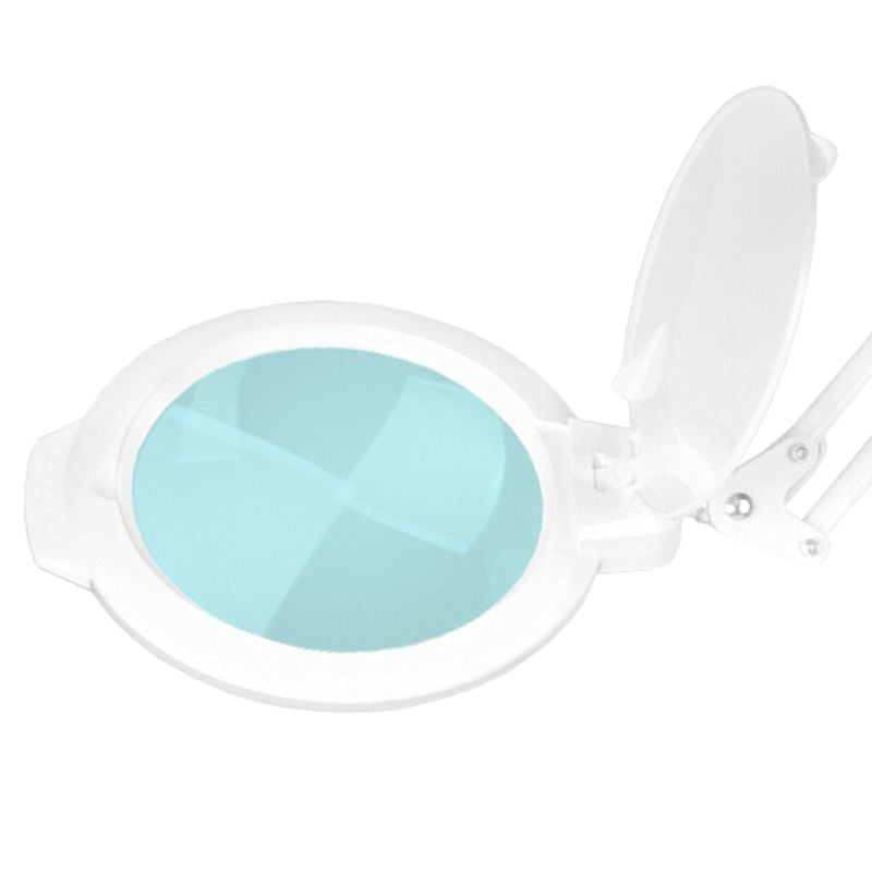 GLOW - Lup Ringlight 8012/5 til bordmontering, Hvid - Next Cosmeitcs