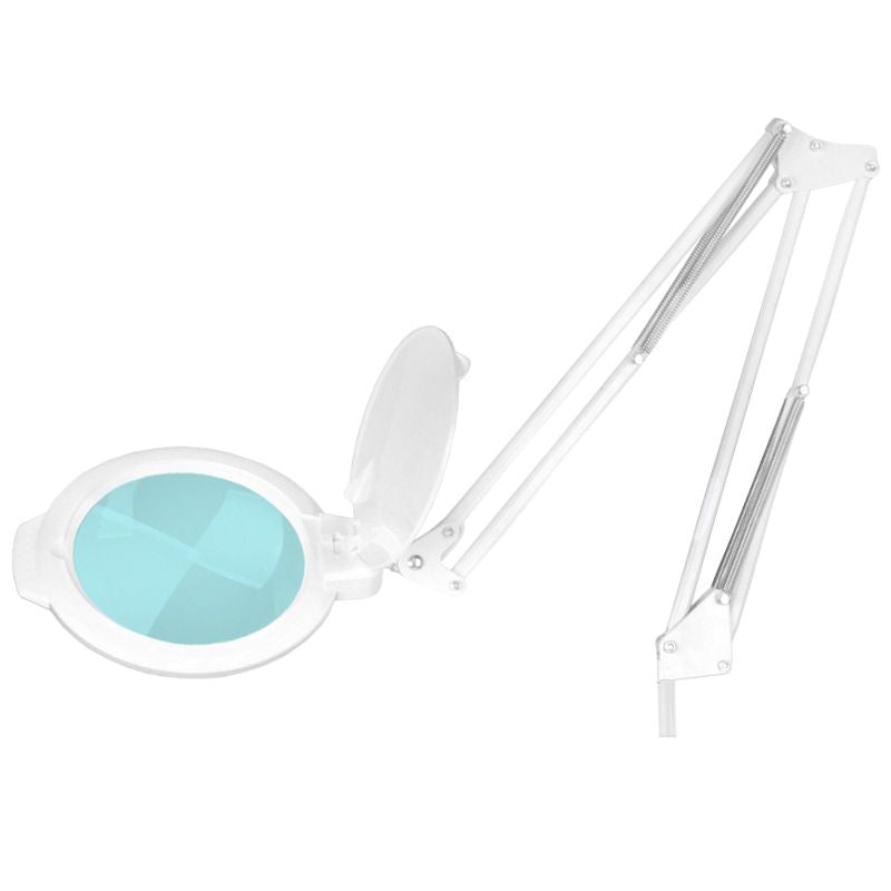 GLOW - Lup Ringlight 8013/6 med stativ Hvid - Next Cosmeitcs