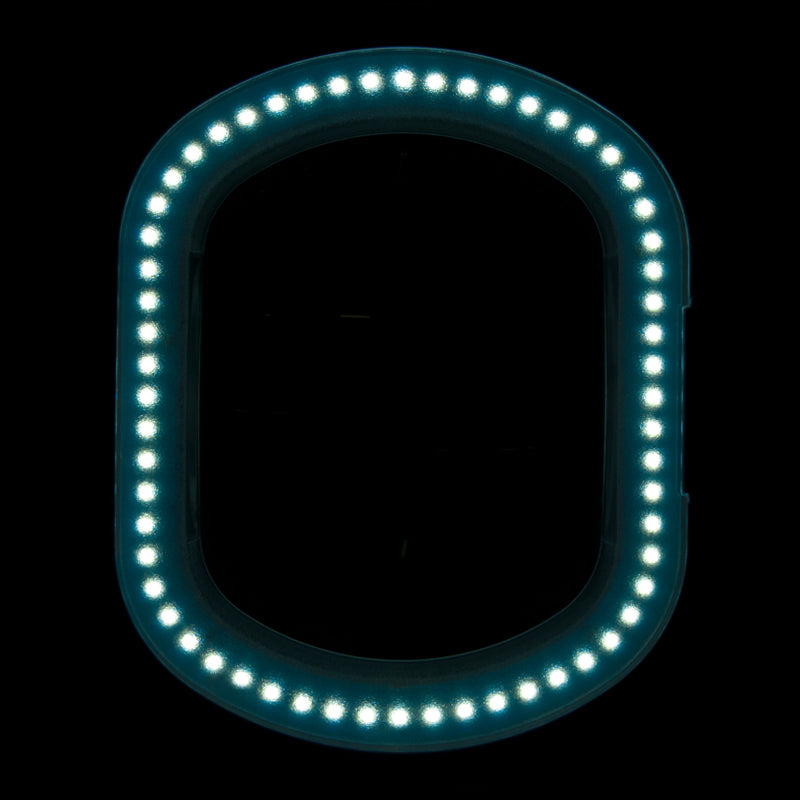 Elegante - Luplampe 6028 med 60 LED SMD lys og 5D linse til montering på bord med justerbar lysstyrke - Next Cosmeitcs