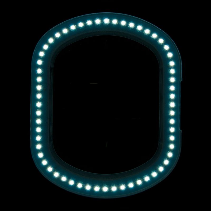 Elegante - Luplampe 6028 med 60 LED SMD lys og 5D linse med stativ med justerbar lysstyrke - Next Cosmeitcs