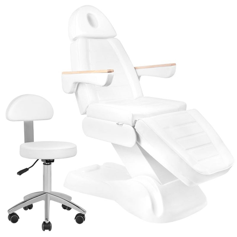 Elektrisk Kosmetik Briks SILLON Lux 273b + Kosmetik Stol 304, Hvid