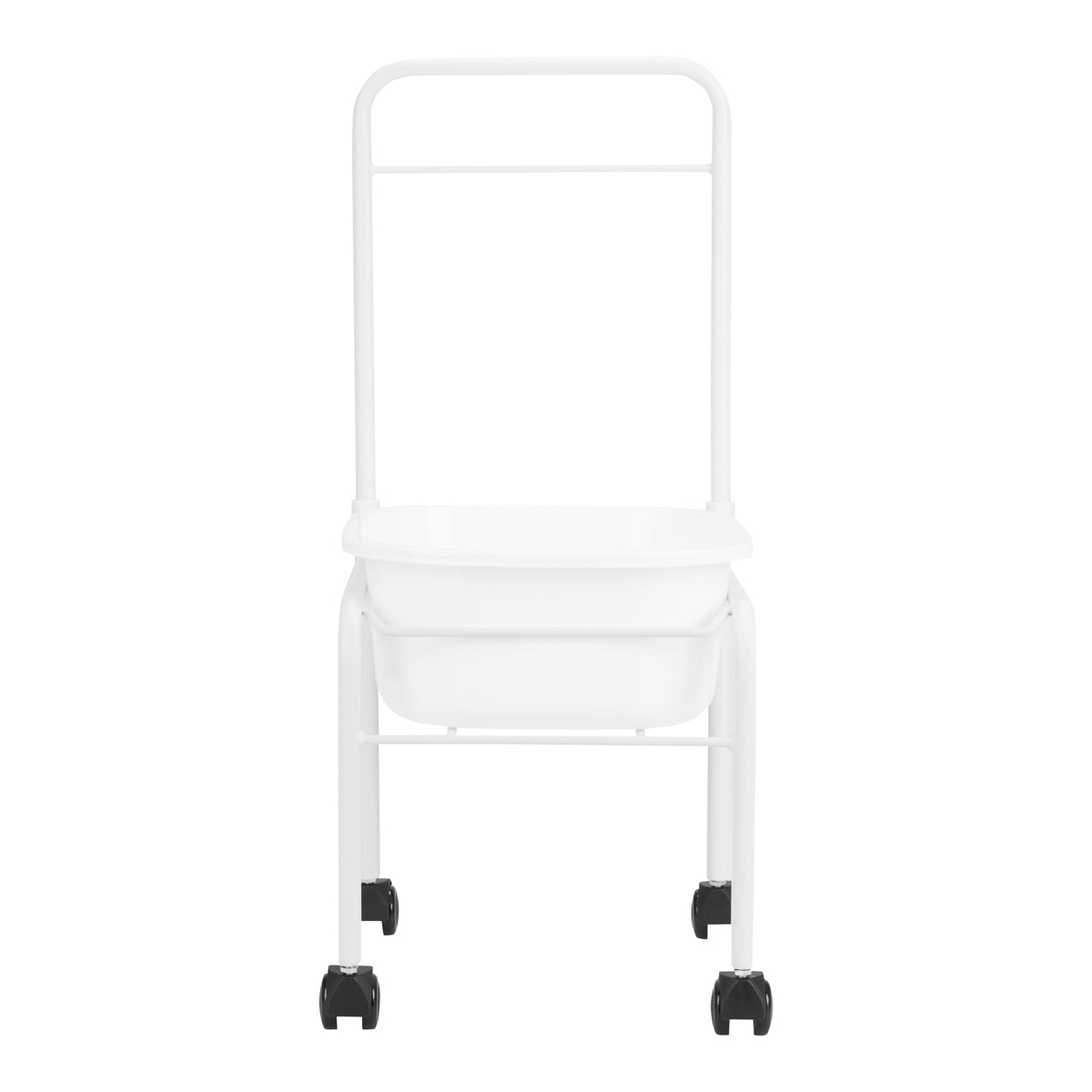 Pedicurebakke på hjul - Hvid - Next Cosmeitcs
