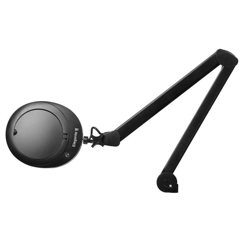 Elegante - Luplampe 6025 med 60 LED SMD lys og 5D linse i sort farve med stativ - Next Cosmeitcs