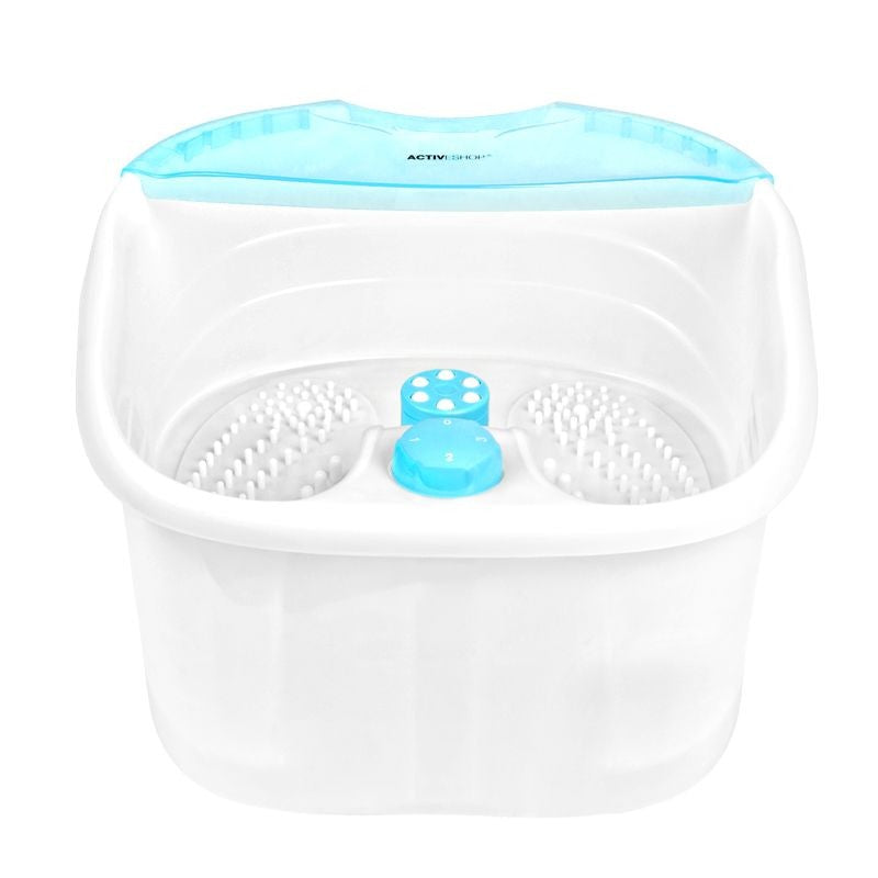 Pedicurebakke på Hjul i Krom og Fodmassageapparat Sæt, Inkl. Holdetemperatur Massageapparat AM-506A - Next Cosmeitcs