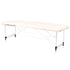 Foldbart Aluminium Massagebord Comfort 2-segment Creme - Next Cosmeitcs