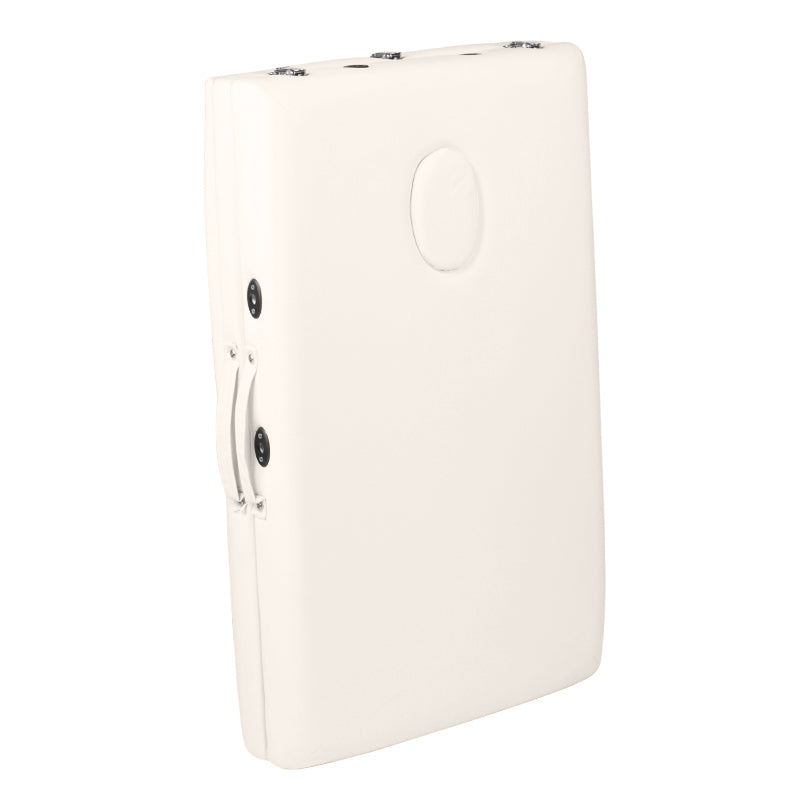 Foldbart Aluminium Massagebord Comfort 2-segment Creme - Next Cosmeitcs