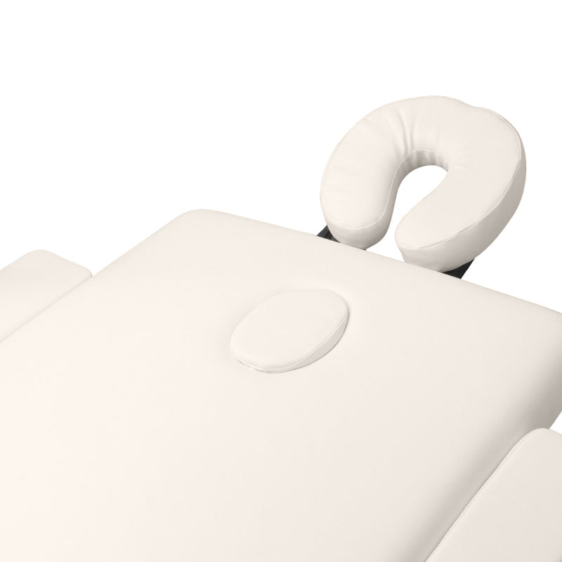 Foldbart Aluminium Massagebord Comfort 2-segment Creme - Next Cosmeitcs