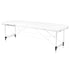 Foldbart Aluminium Massagebord Comfort 2-segment Hvid - Next Cosmeitcs