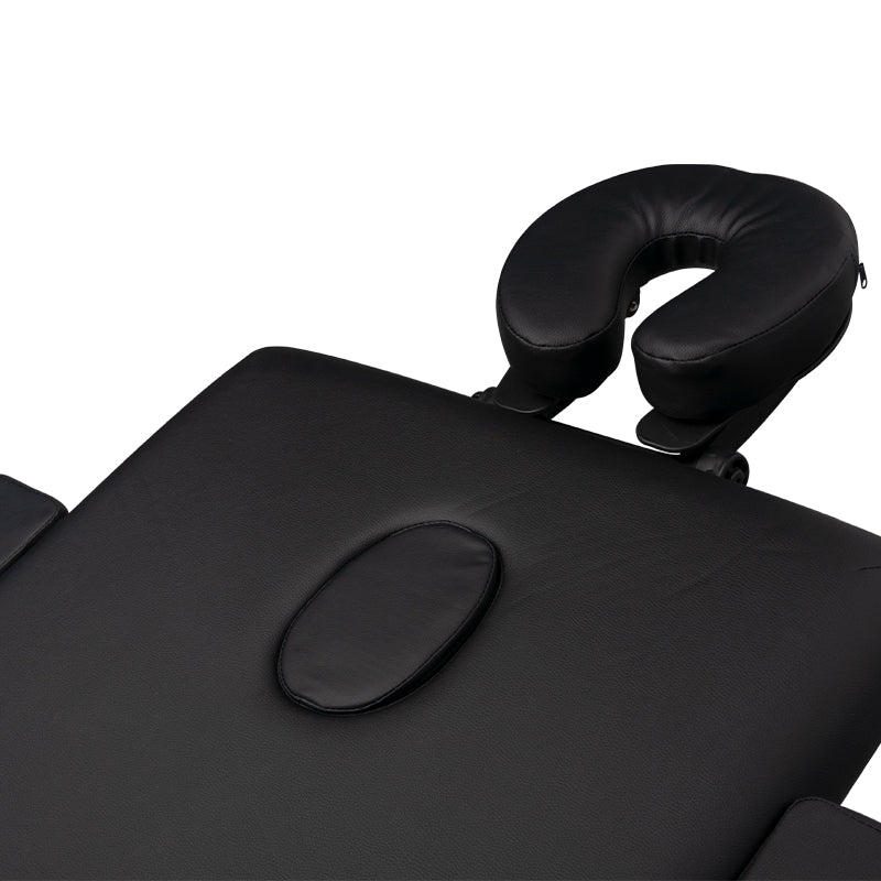 Foldbart træmassagebord Comfort 2-segment Sort - Next Cosmeitcs