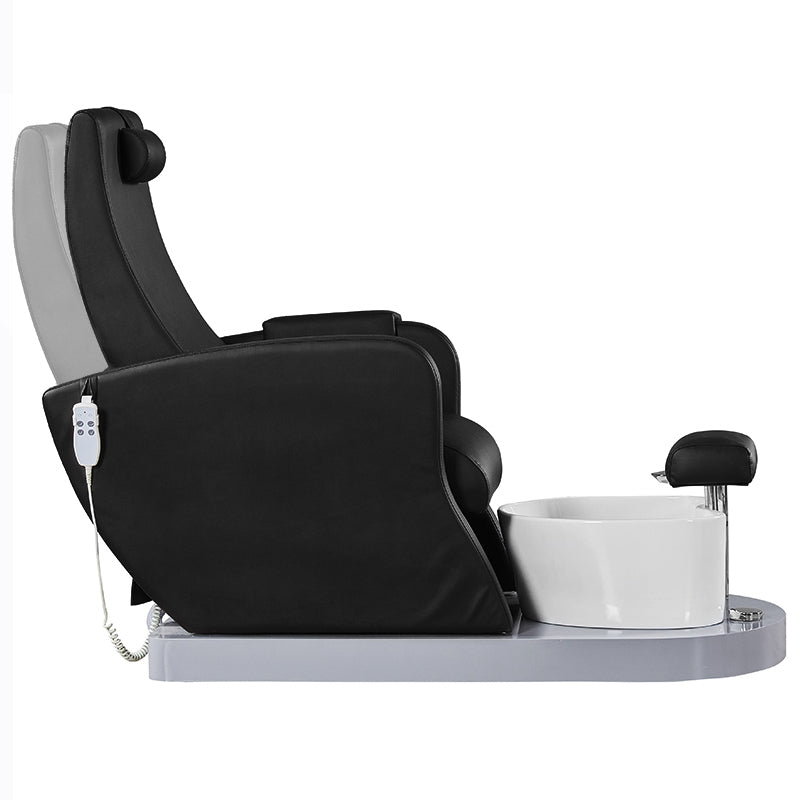 Azzurro 016B pedicure spa stol, sort