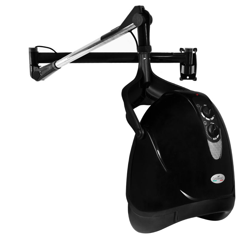 Gabbiano - Hængende Tørrehjelm Hood DX-201W sort - Next Cosmeitcs