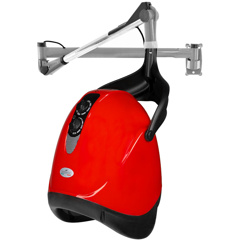 Gabbiano - Hængende Tørrehjelm Hood DX-201W rød - Next Cosmeitcs