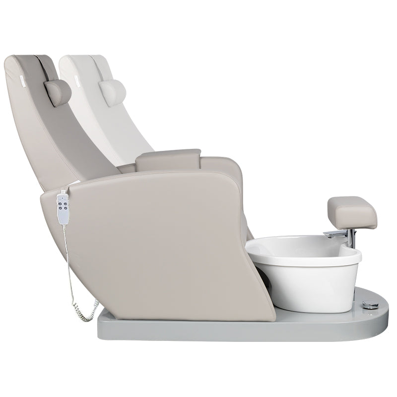 Azzurro 016B spa pedicure stol, grå