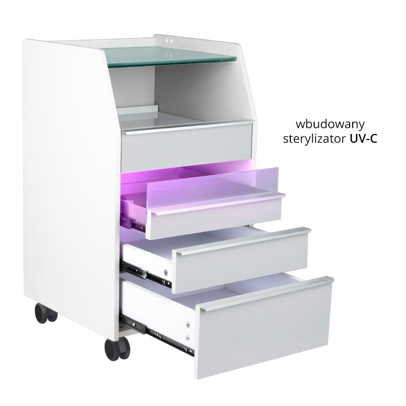 Fodplejeassistent rullebord - 984 grå