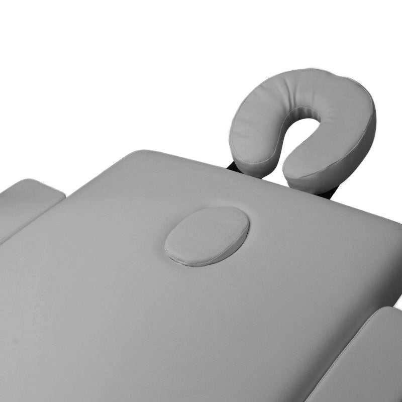 Foldbart Aluminium Massagebord Comfort 2-segment Grå - Next Cosmeitcs