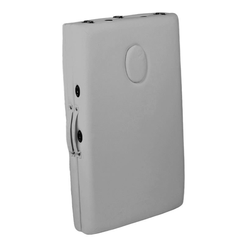 Foldbart Aluminium Massagebord Comfort 2-segment Grå - Next Cosmeitcs