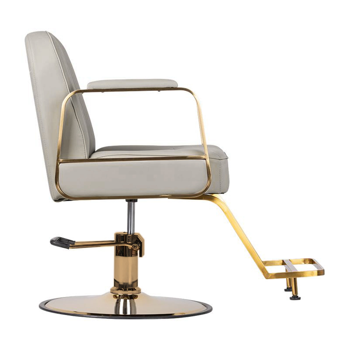 Gabbiano - Frisørstol Acri guld beige - Next Cosmeitcs