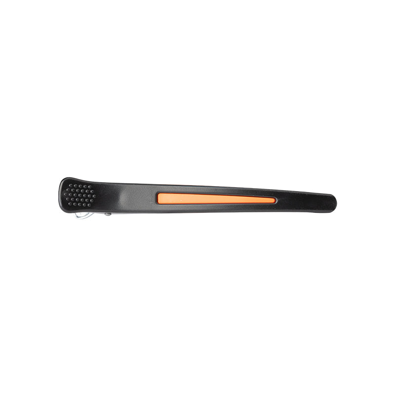 Frisør hårspænder E-13 6 stk 11,5 cm mix neon
