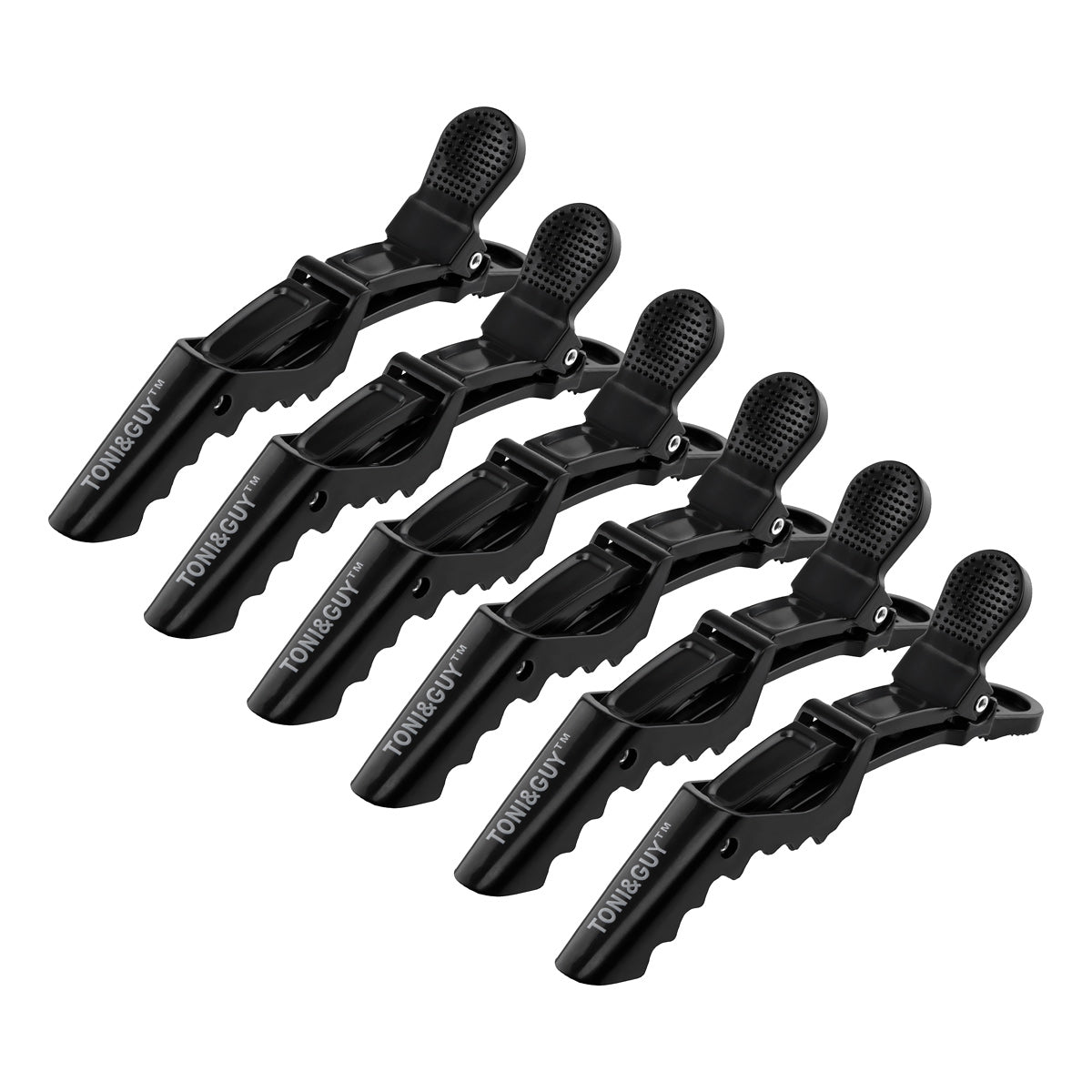 Hairdresser hair clips crocodile clips E-06 6 pcs