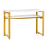 Kosmetisk Skrivebord 17G, Hvid med Guld Finish. - Next Cosmeitcs