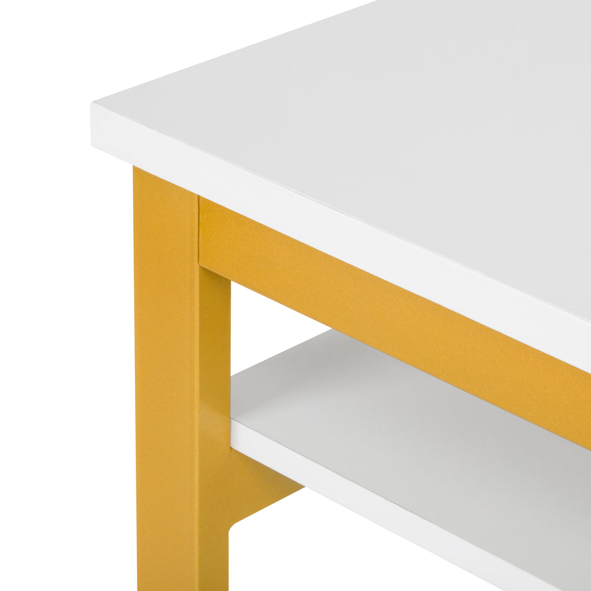 Kosmetisk Skrivebord 17G, Hvid med Guld Finish. - Next Cosmeitcs