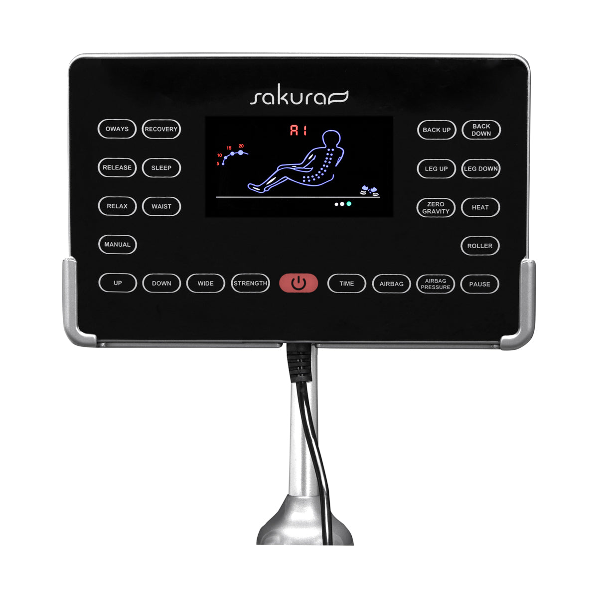 Sakura Comfort Plus 806 massagestol grå