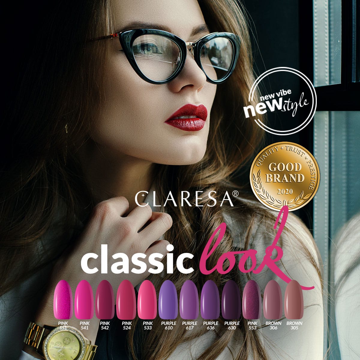 CLARESA Hybrid lak BRUN 305 -5g - Next Cosmeitcs