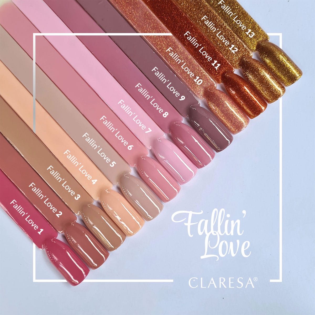 CLARESA Hybrid neglelak FALLIN"LOVE 5 -5g - Next Cosmeitcs