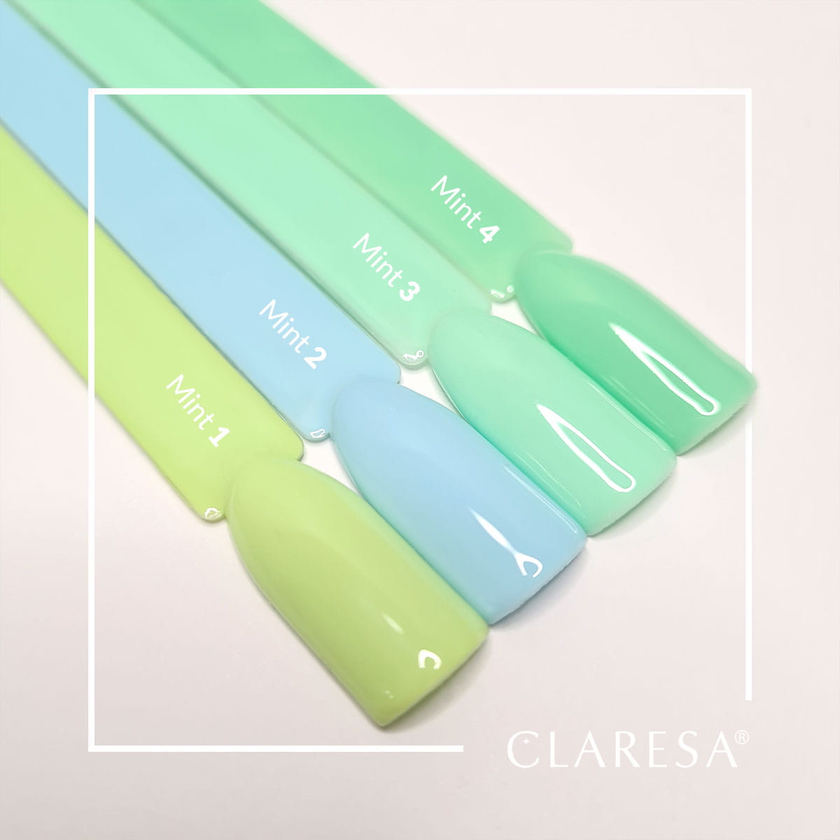 CLARESA Hybrid-Nagellack 4 MINT 5g