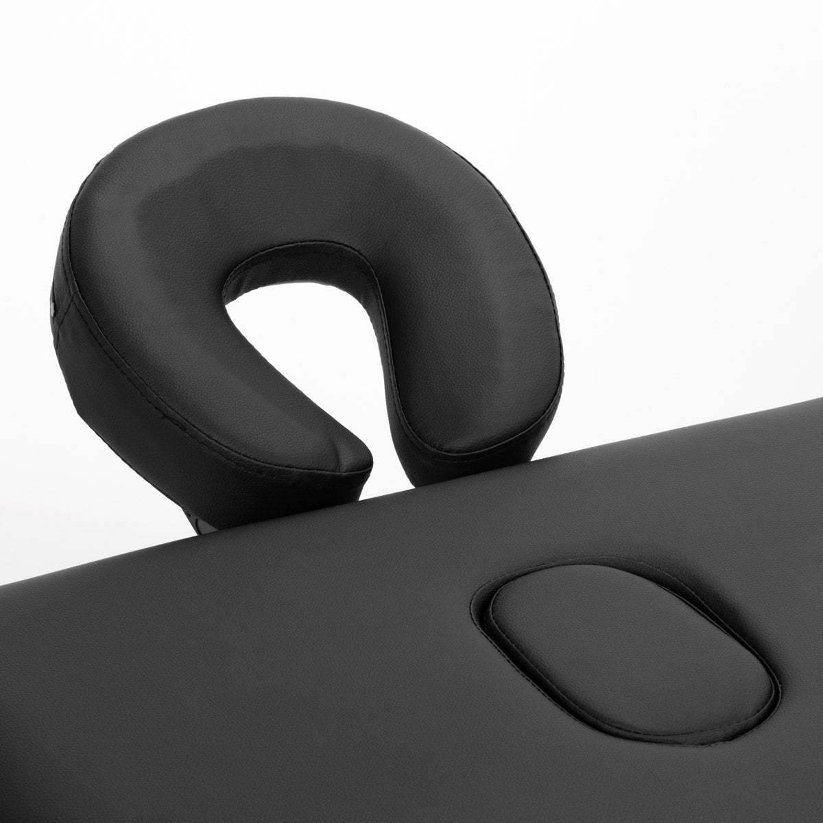 Foldbart træmassagebord Comfort Lux 2-segment 190x70 Sort - Next Cosmeitcs
