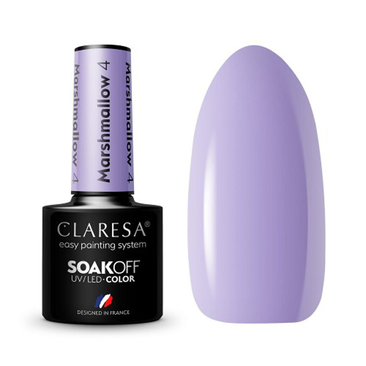 CLARESA Hybrid Neglelak 4 MARSHMALLOW 5g