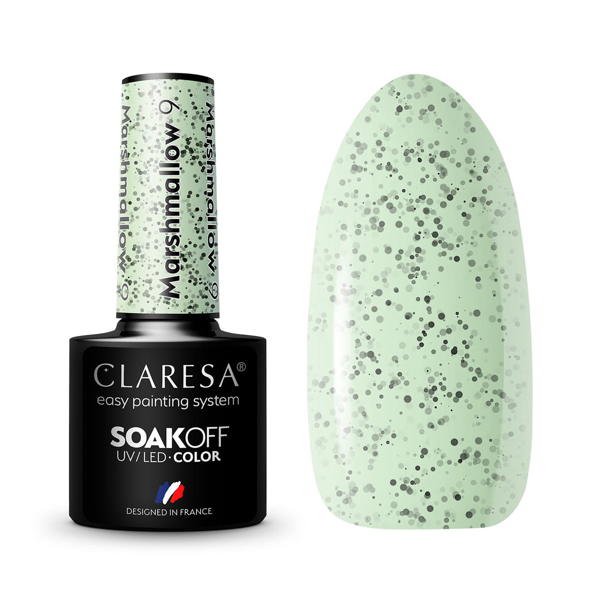 CLARESA Hybrid Neglelak 9 MARSHMALLOW 5g