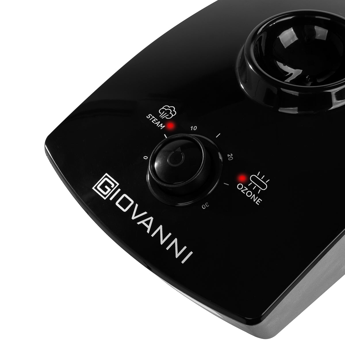 Giovanni - Ansigtsdamper med luplampe D-21 Sort - Next Cosmeitcs