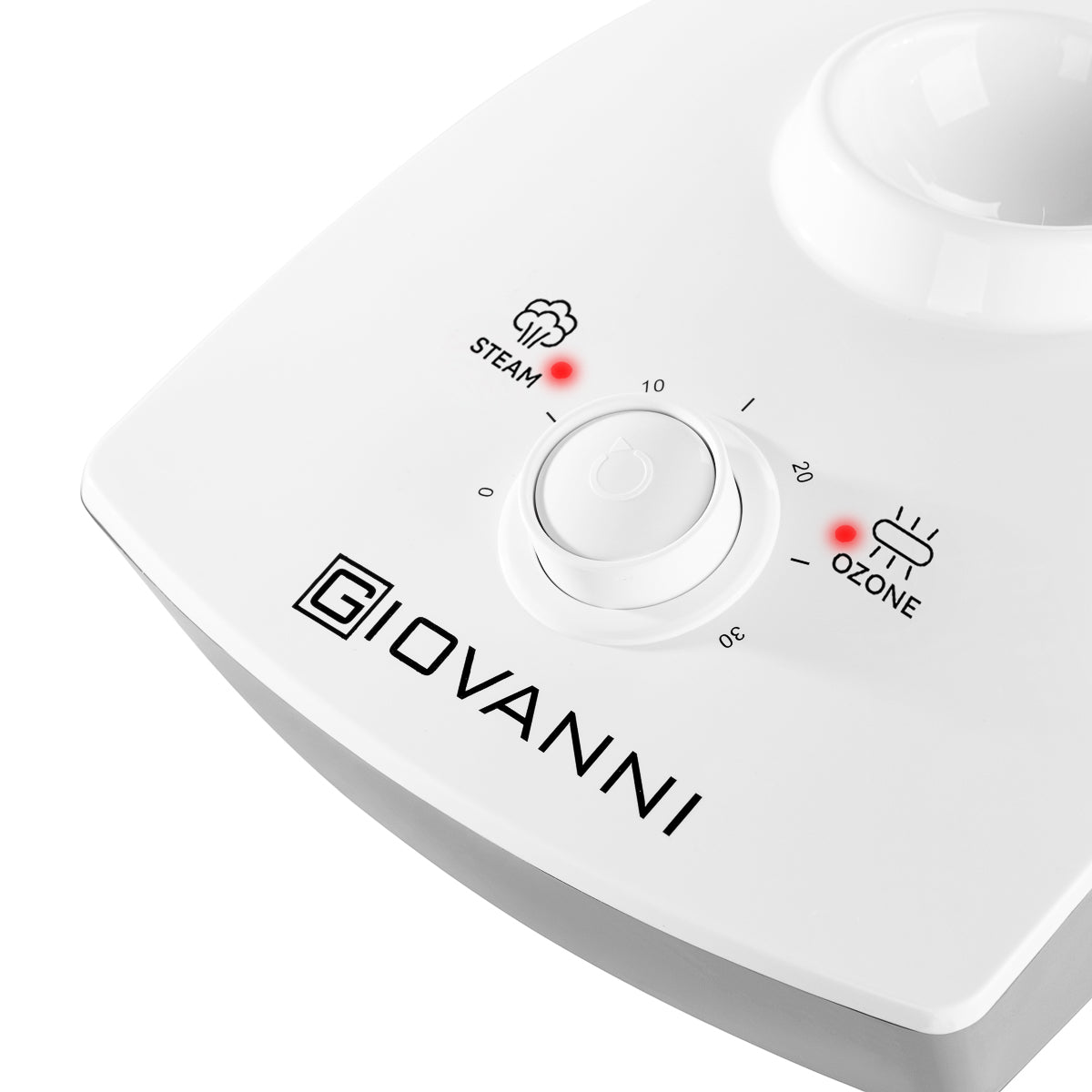 Giovanni - Ansigtsdamper med luplampe D-21 Hvid - Next Cosmeitcs