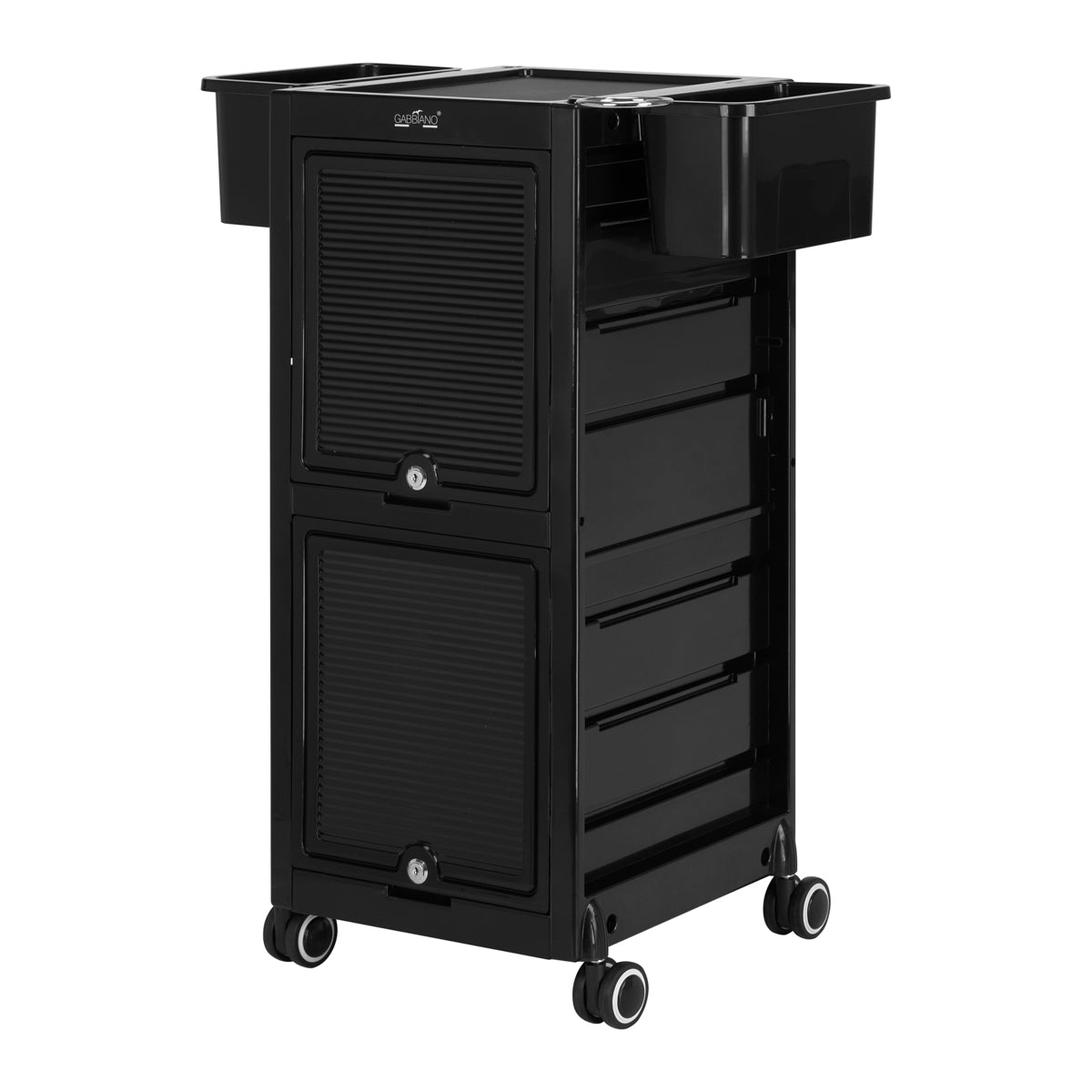Friseurassistenten-Rolltisch - 68C schwarz
