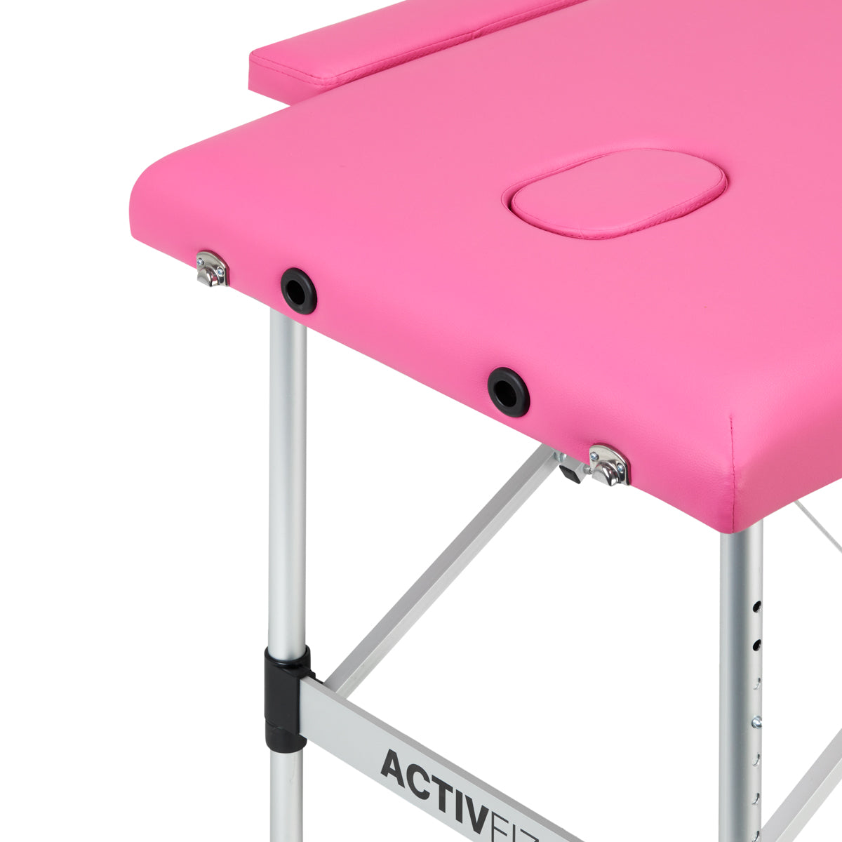Foldable Aluminum Massage Table Comfort 2-segment Red