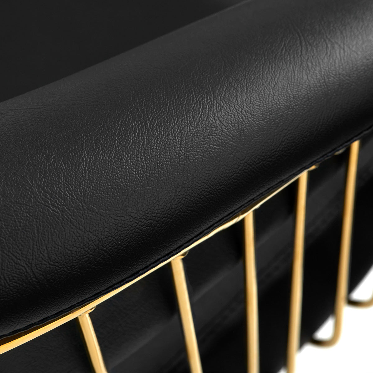 Gabbiano - Vaskestol Monaco Guld & Sort - Next Cosmeitcs