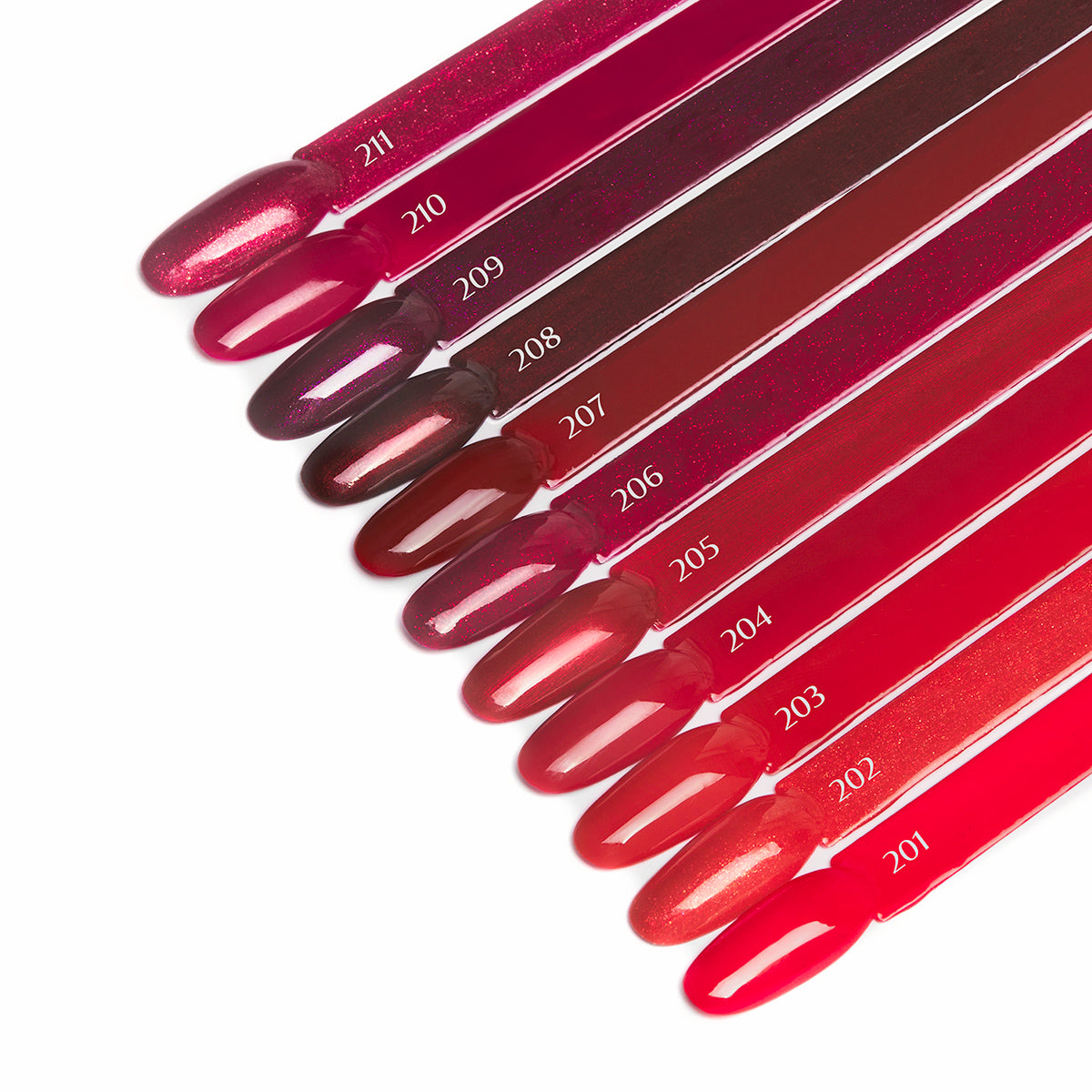 OCHO NAILS Hybrid Neglelak Rød 206 -5 g - Next Cosmeitcs