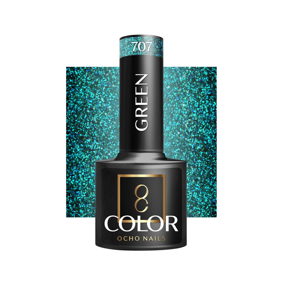 OCHO NAILS Hybrid Neglelak Grøn 707 -5 g - Next Cosmeitcs