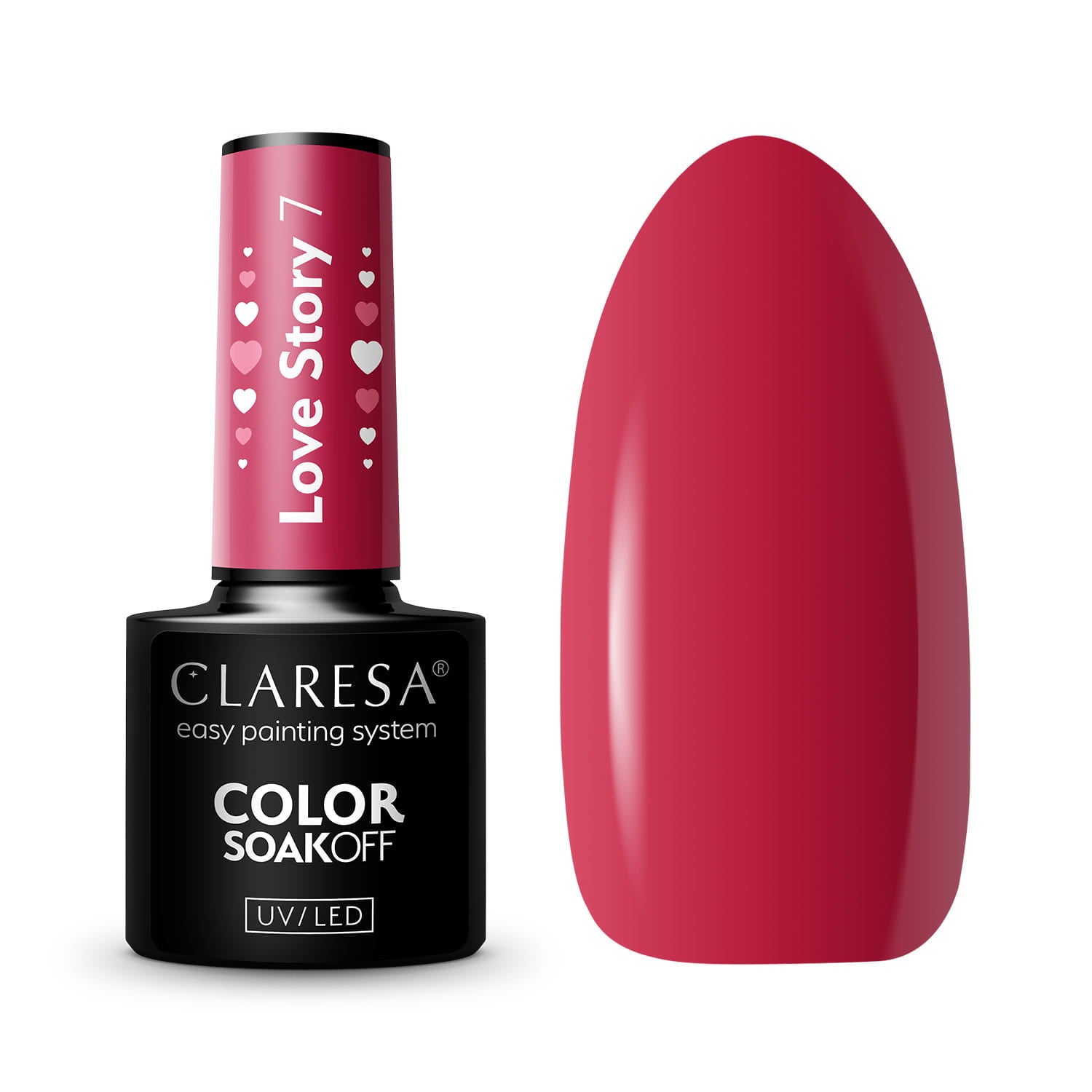 CLARESA LOVE STORY 7 Hybrid Neglelak - 5g