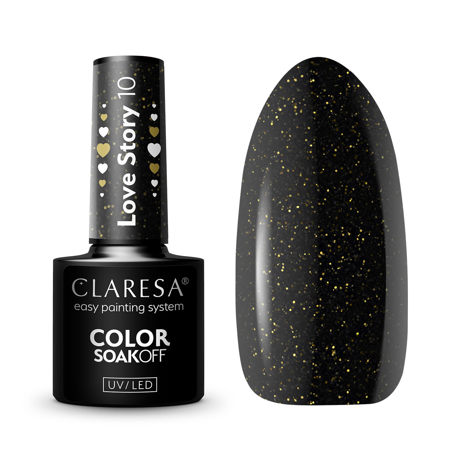 CLARESA LOVE STORY 10 Hybrid-Nagellack – 5 g