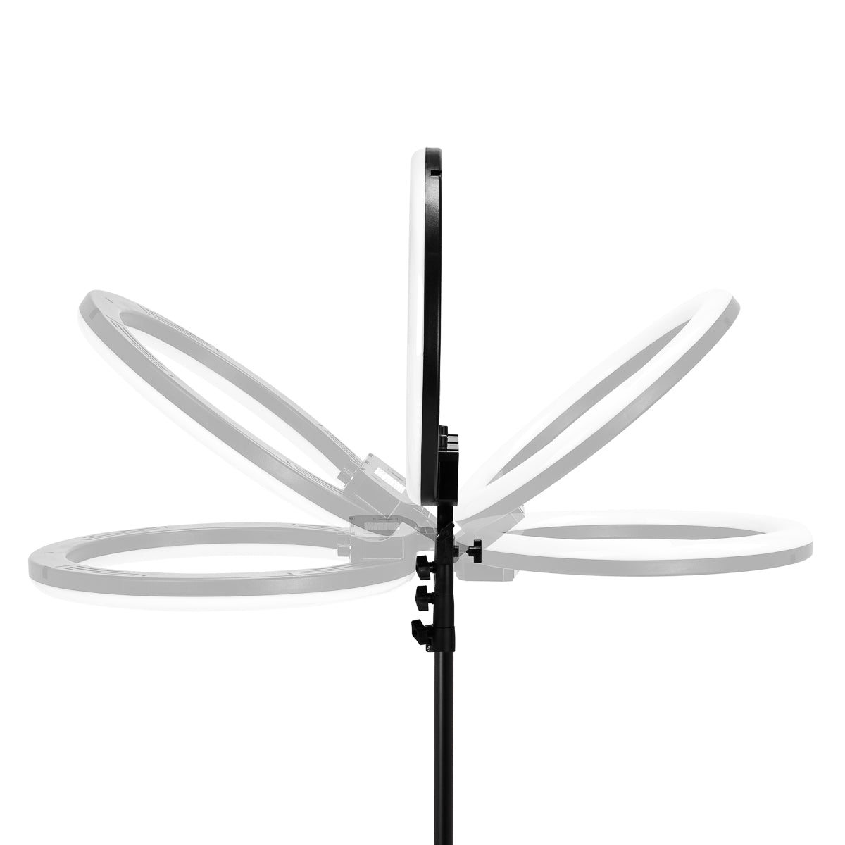 GLOW - Ringlampe 18" med stativ 45W - Next Cosmeitcs
