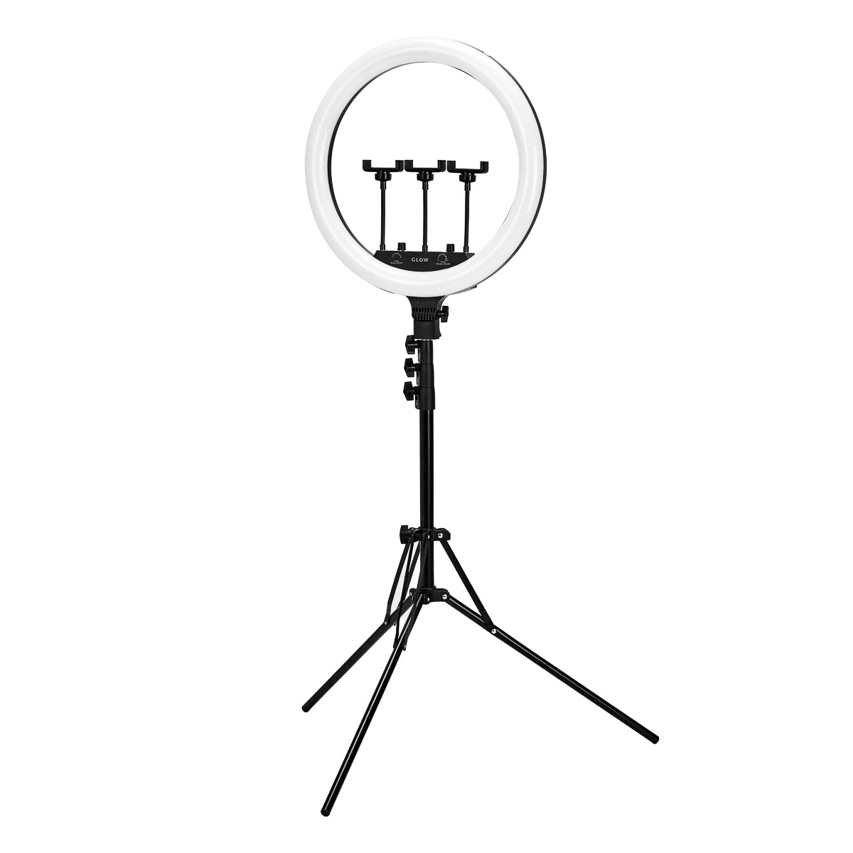 GLOW - Ringlampe 18" RGB med stativ 45W - Next Cosmeitcs